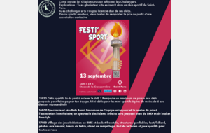 Samedi 13 septembre 2025 - Festi'Sport
