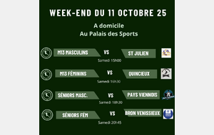 Planning du 11 octobre 2025