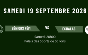 2ème Journée de championnat pour nos Séniors Féminines