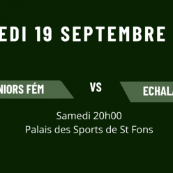 2ème Journée de championnat pour nos Séniors Féminines