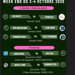 Programme du WE du 3-4 octobre 2026